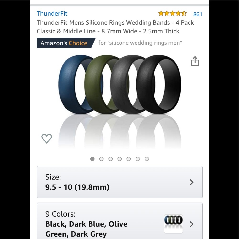 Silicone Men's Rings